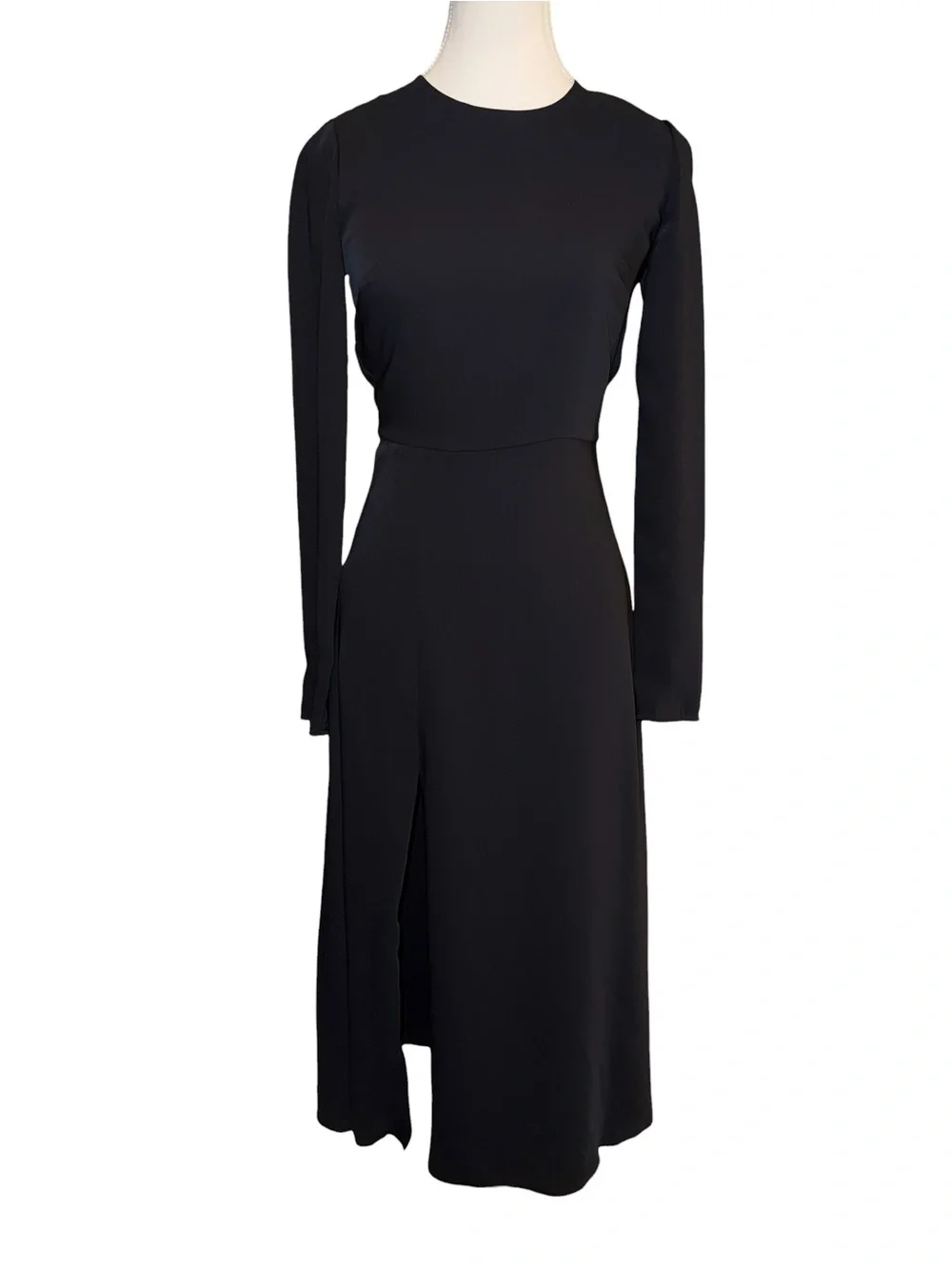 Aritzia Babaton Maxwell Open Back Midi Dress Black - Size 00